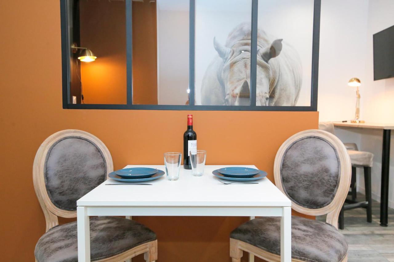 Apartmán Le Rhinoceros, T1 Hypercentre Chic Et Cosy, Wifi Par Sovalfi Saint-Etienne  Exteriér fotografie