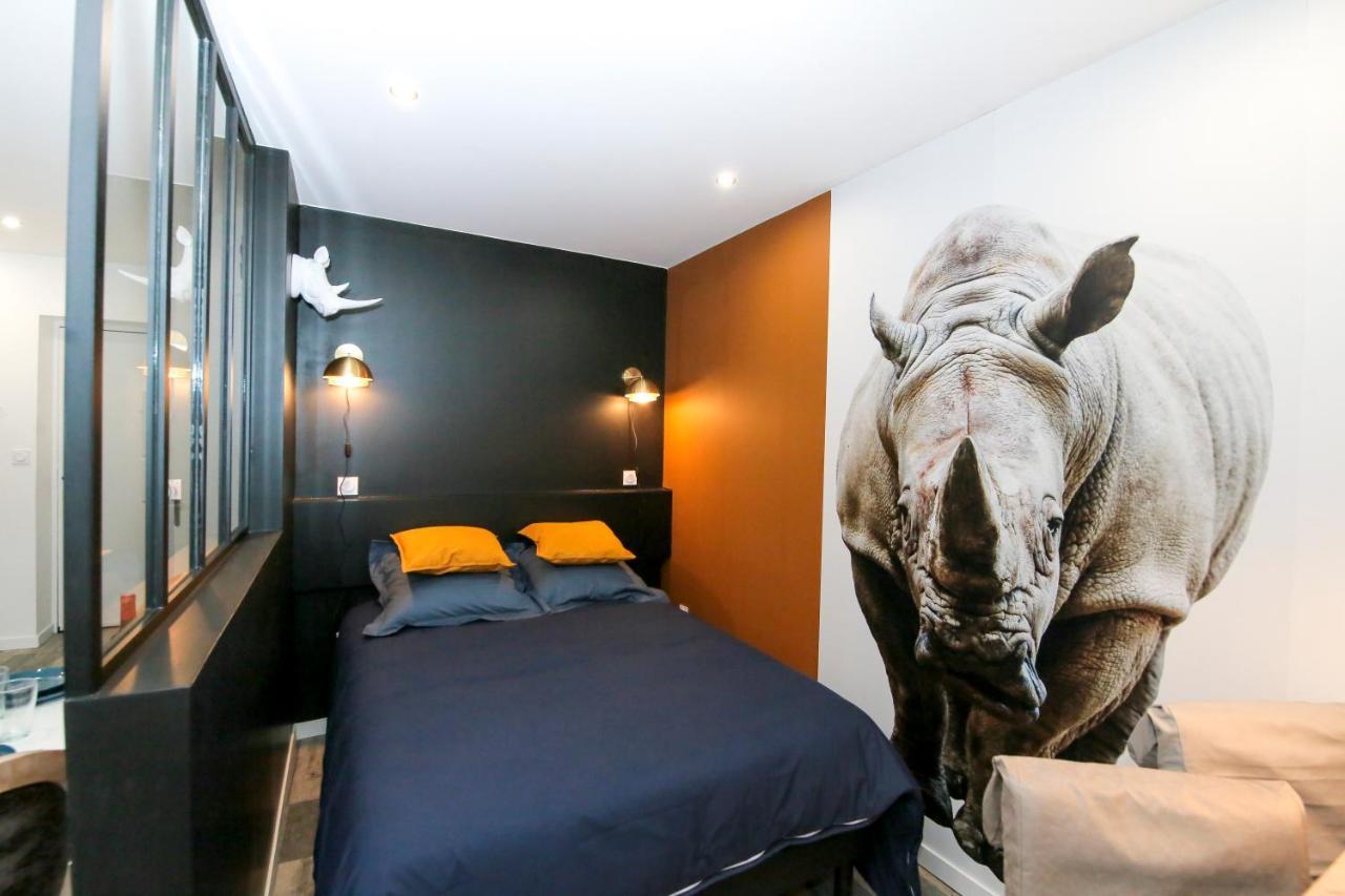 Apartmán Le Rhinoceros, T1 Hypercentre Chic Et Cosy, Wifi Par Sovalfi Saint-Etienne  Exteriér fotografie